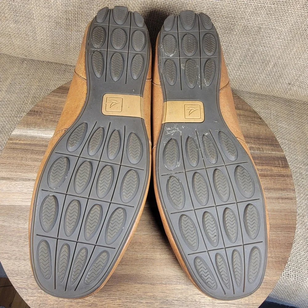 Sperry Top-Sider Brown Leather Driving Loafers Moc Toe Slip On Casual Men's 12M